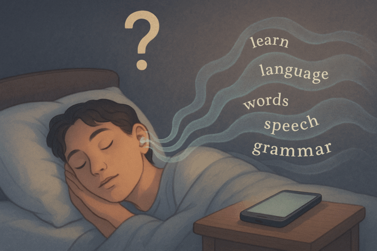 The Truth About Learning a Language While Sleeping