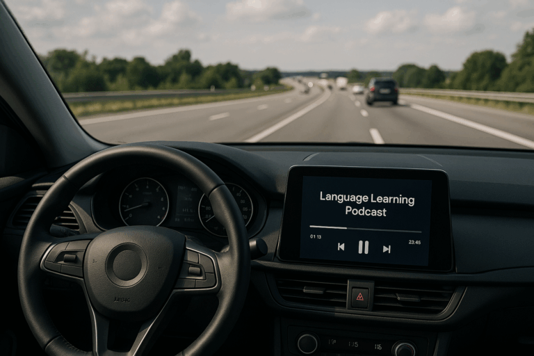 The Best Way to Learn a Language in Your Car