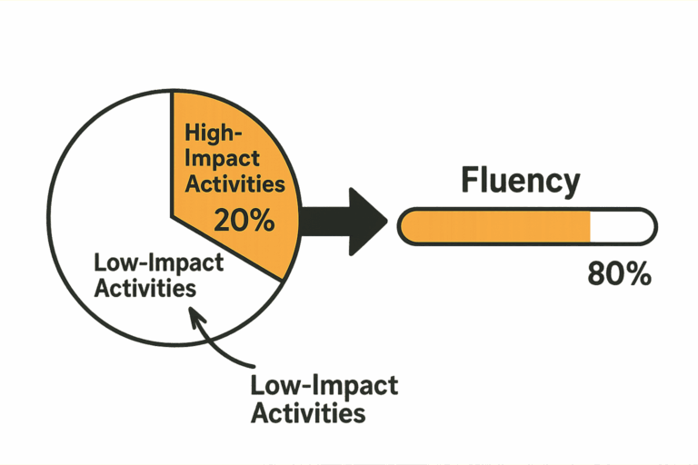 The 80/20 Rule for Fast Language Learning
