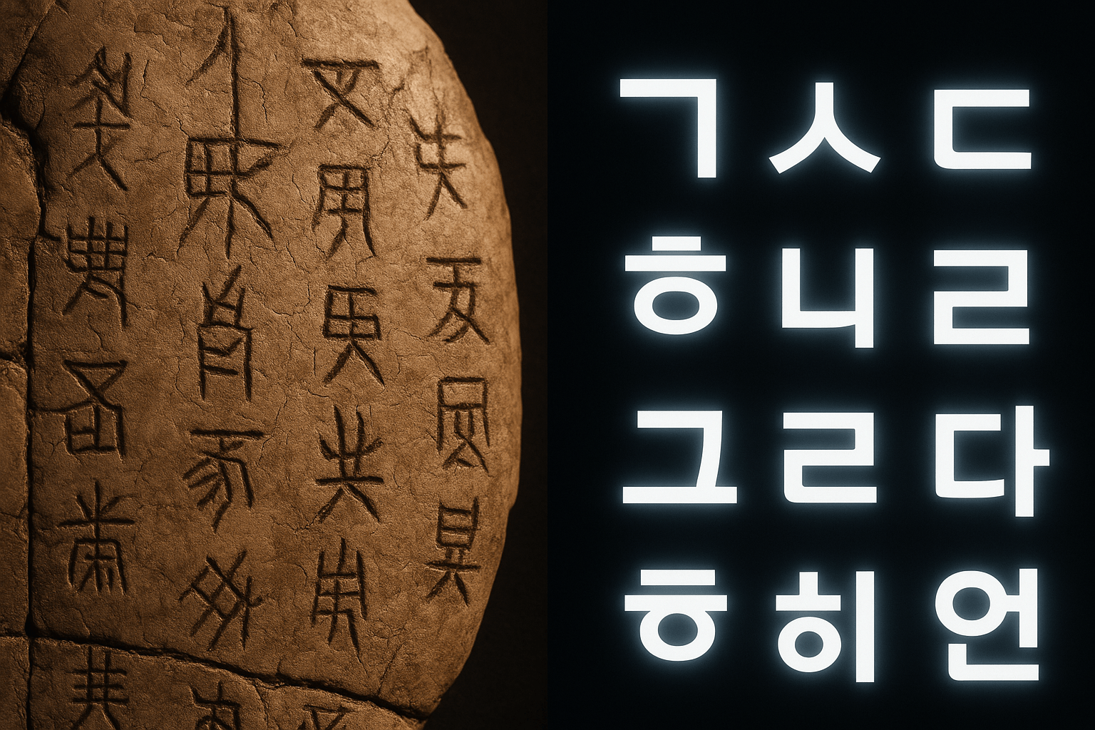 From Oracle Bones to Alphabets