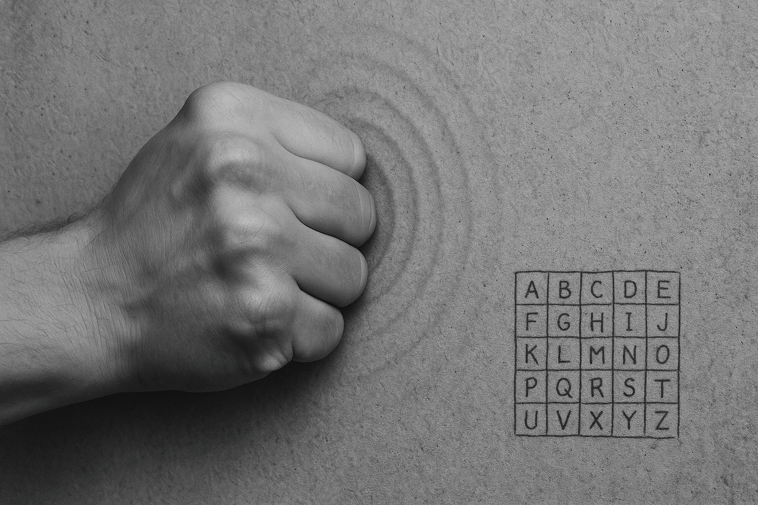 The POW Tap Code: A Language of Knocks