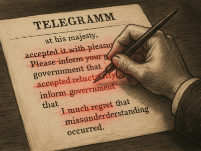 The Telegram That Ended a War (With a Typo)
