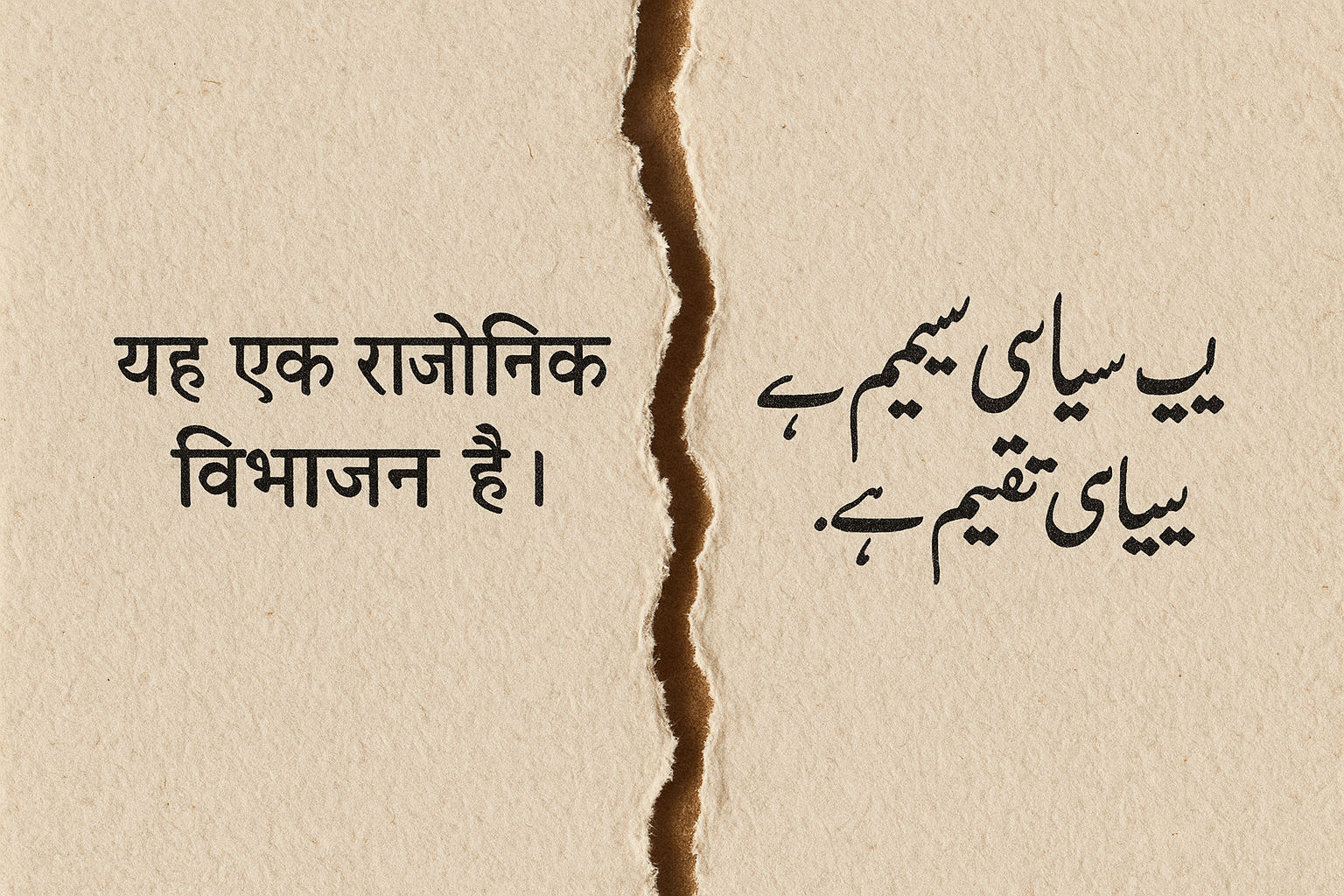 Two Tongues, One Soul: The Hindi-Urdu Divide