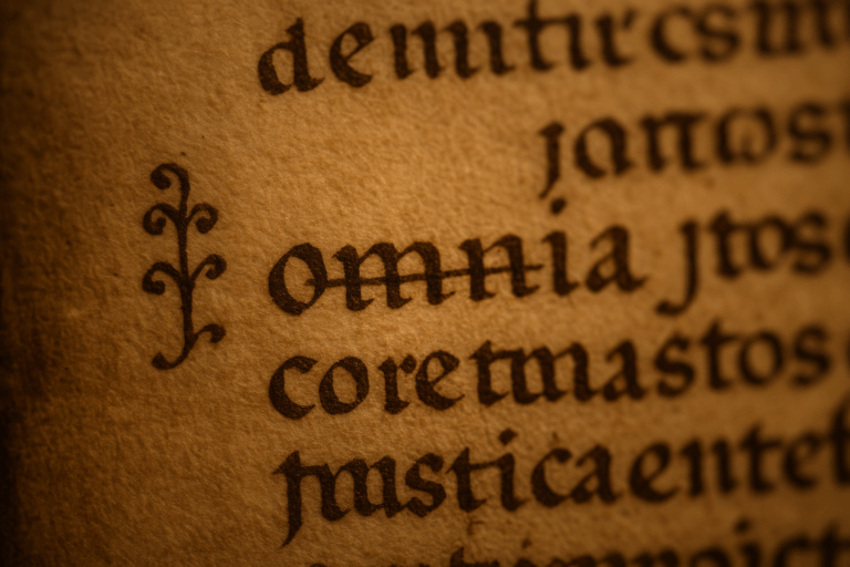 The Scribe’s Mistake: Errors in Medieval Texts