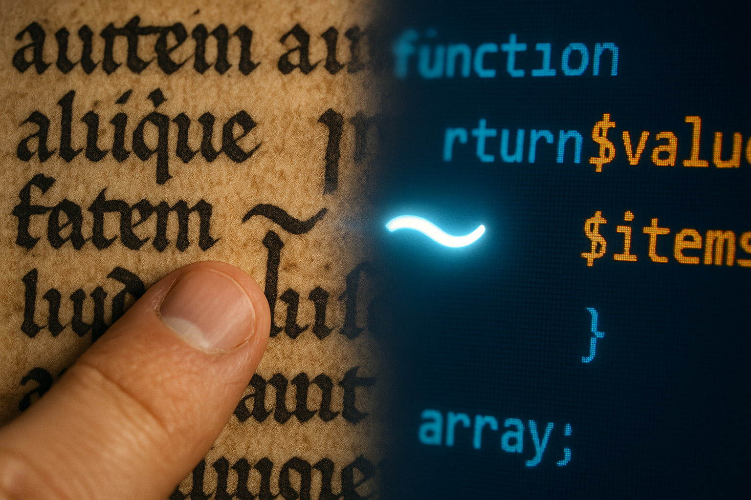 The Scribe’s Shortcut: A History of the Tilde (~)