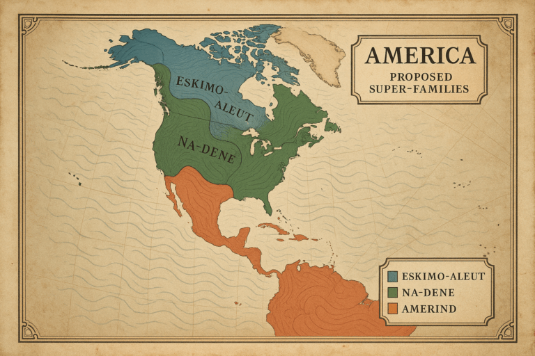A Linguistic Map of the Pre-Columbian Americas