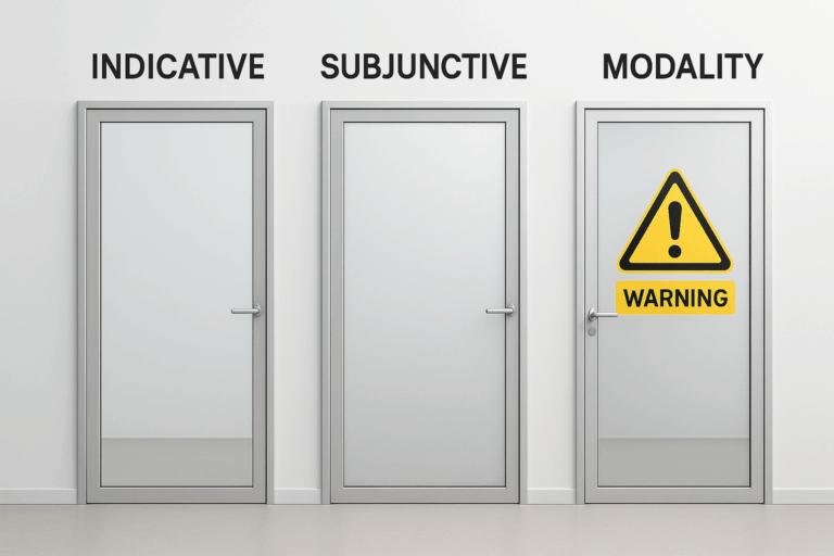 The Grammar of Certainty: Mood vs. Modality