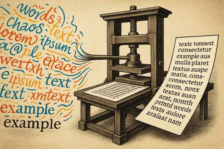 The Press That Froze Language