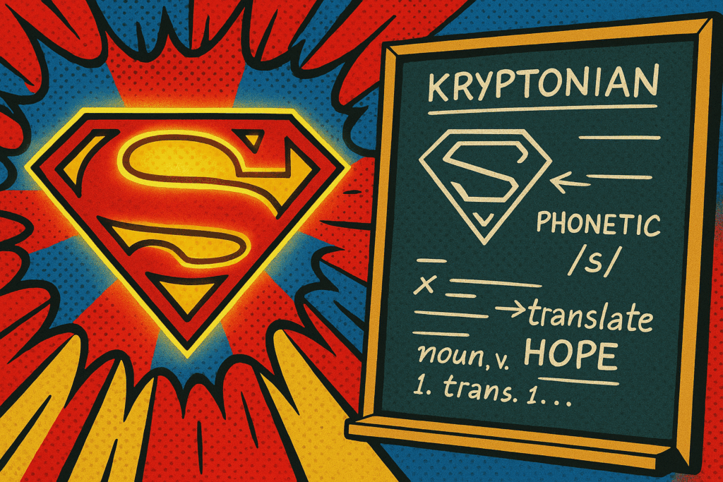 Decoding Kryptonian: The Linguistics of Superman’s Language