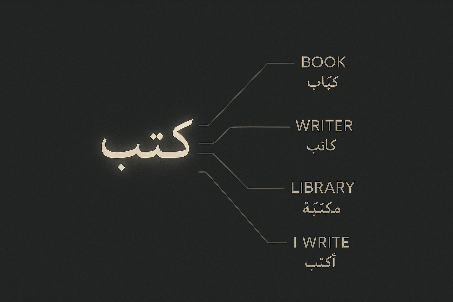 The Root of the Word: Arabic’s 3-Letter System