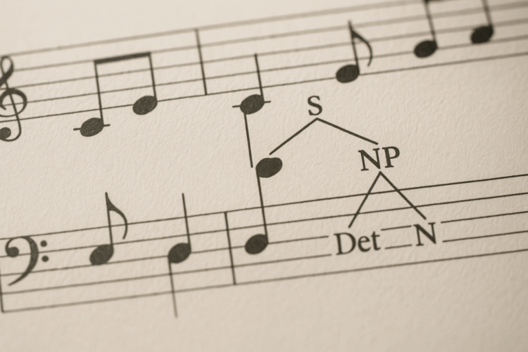 The Syntax of Sheet Music