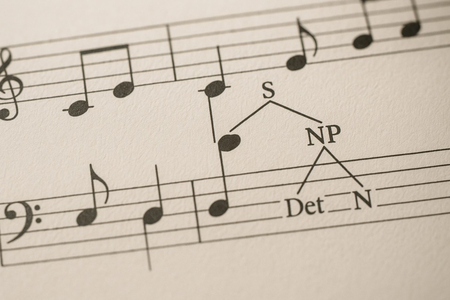The Syntax of Sheet Music