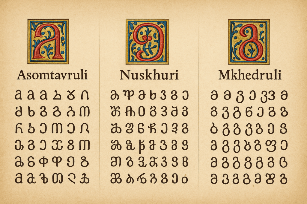 The Georgian Alphabet’s Three Sisters