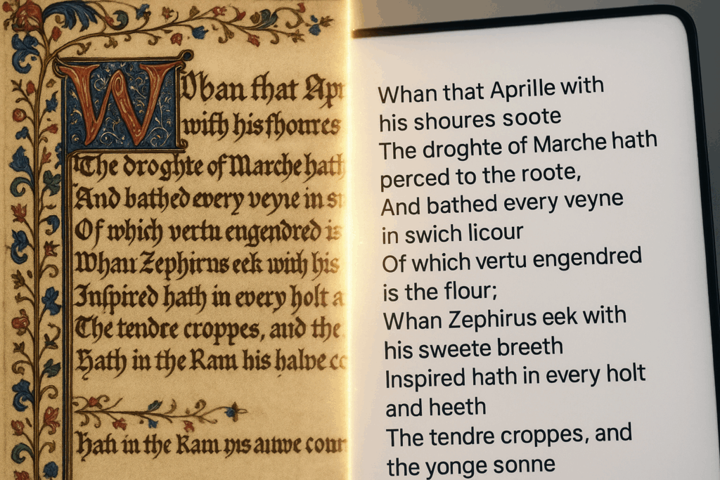 Why Can’t We Understand Chaucer’s English?