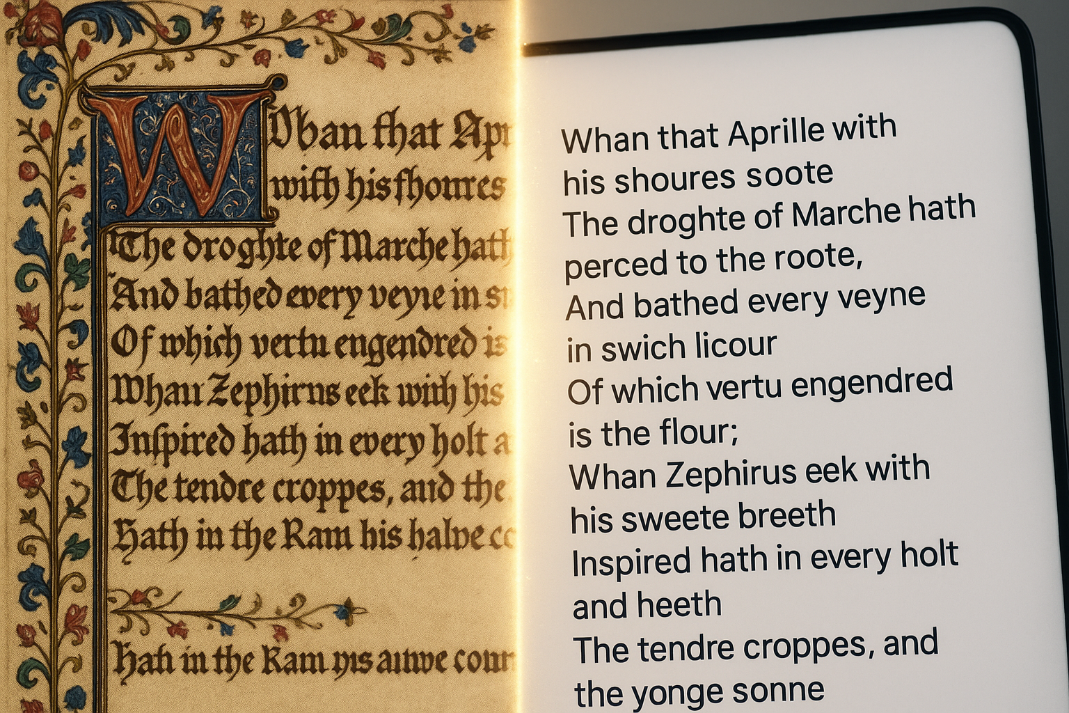 Why Can’t We Understand Chaucer’s English?