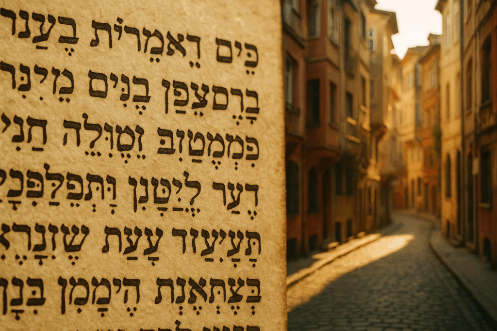 Ladino: The Echo of 15th-Century Spanish