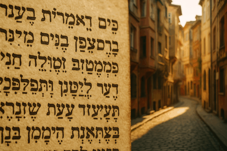 Ladino: The Echo of 15th-Century Spanish
