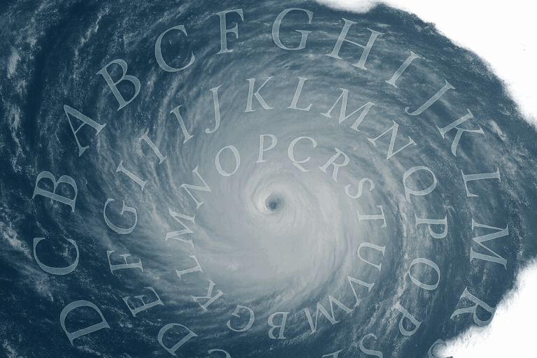 How Do We Name a Hurricane?