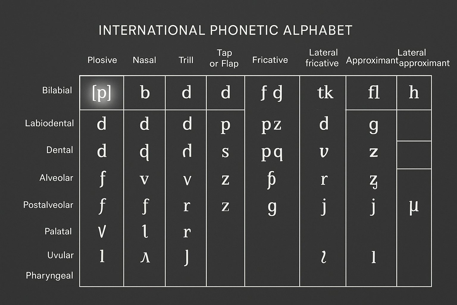 A World Without ‘P’: Phonemic Gaps