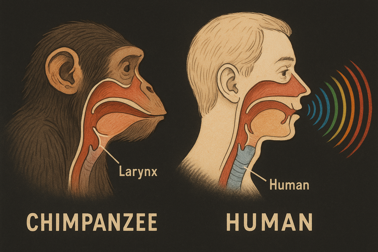 The Descent of the Larynx: How a Quirky Evolutionary Shift Gave Humans the Power of Speech