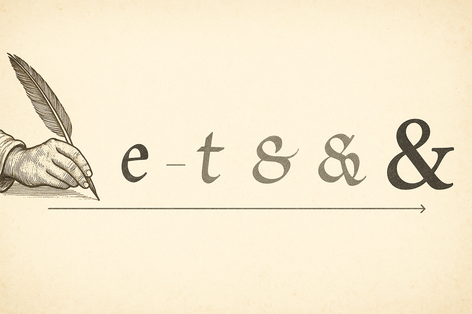 The Character with a Secret History: How a Roman Scribble Became the Ampersand